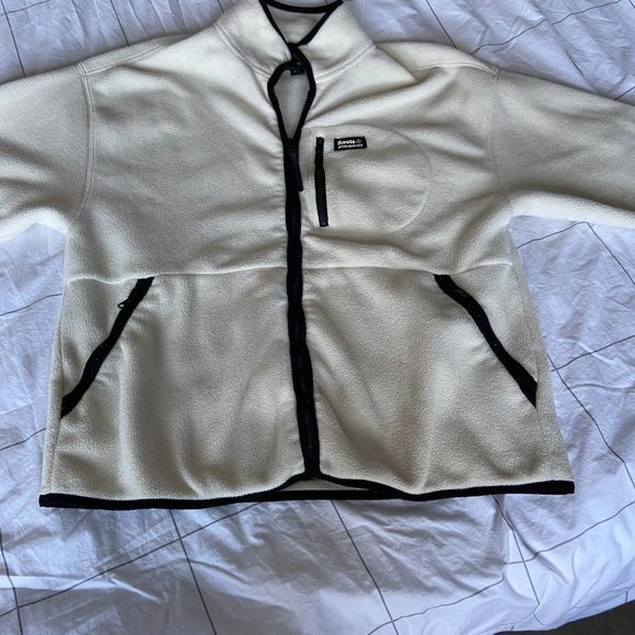 Roots Recycled Fibre Fleece Jacket UNISEX Sz M EUC - Picture 6 of 11